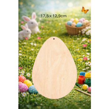 Jajko 17,5cm z otworem, sklejka 3mm